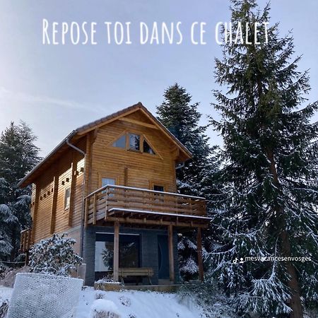 Chalet Chaleureux Avec Cheminee Et Vue Montagne Proche Gerardmer "Mon Beau Sapin" Villa Anould Esterno foto