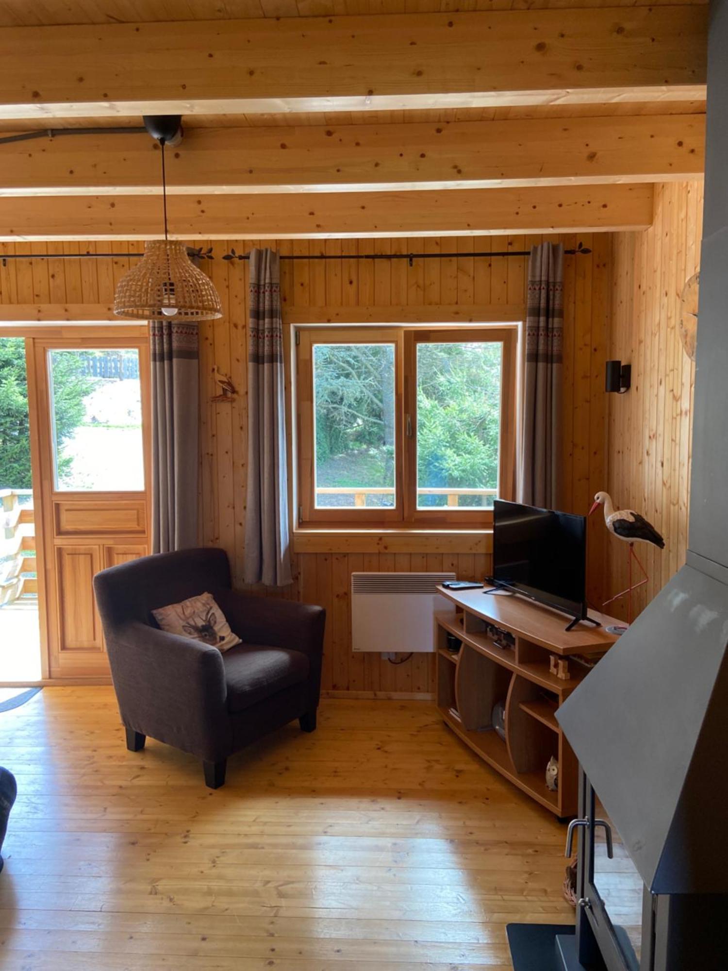 Chalet Chaleureux Avec Cheminee Et Vue Montagne Proche Gerardmer "Mon Beau Sapin" Villa Anould Esterno foto